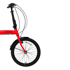 Kokkupandav jalgratas Bisan 20 Twin S (PR10010405), punane hind ja info | Jalgrattad | kaup24.ee