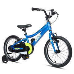 Детский велосипед GoKidy 16 Dude (DUD.1602) синий цена и информация | Велосипеды | kaup24.ee