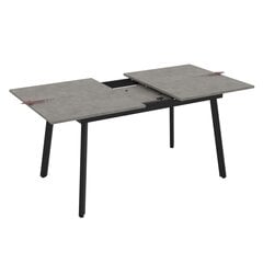 Раскладной обеденный стол Podrez LINI 138, irony mat цена и информация | Кухонные и обеденные столы | kaup24.ee
