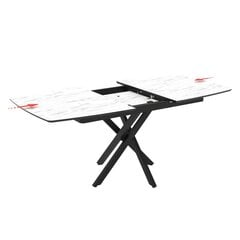 Раскладной обеденный стол Podrez FILIS 145, marmo mat цена и информация | Кухонные и обеденные столы | kaup24.ee