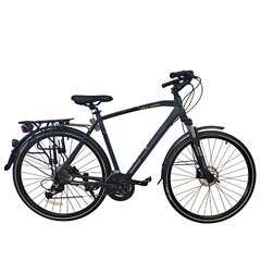 Matkajalgratas Bisan 28 TRX8500 (PR10010436), hall/kollane цена и информация | Велосипеды | kaup24.ee