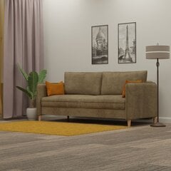 Раскладной двуспальный диван-кровать Podrez MIKA, кремовый цена и информация | Диваны | kaup24.ee