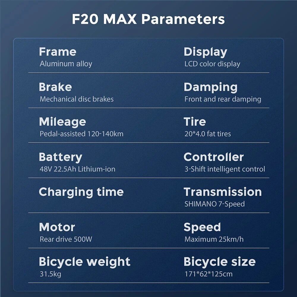 Elektrijalgratas Fafress F20 Max 20", sinine цена и информация | Elektrirattad | kaup24.ee