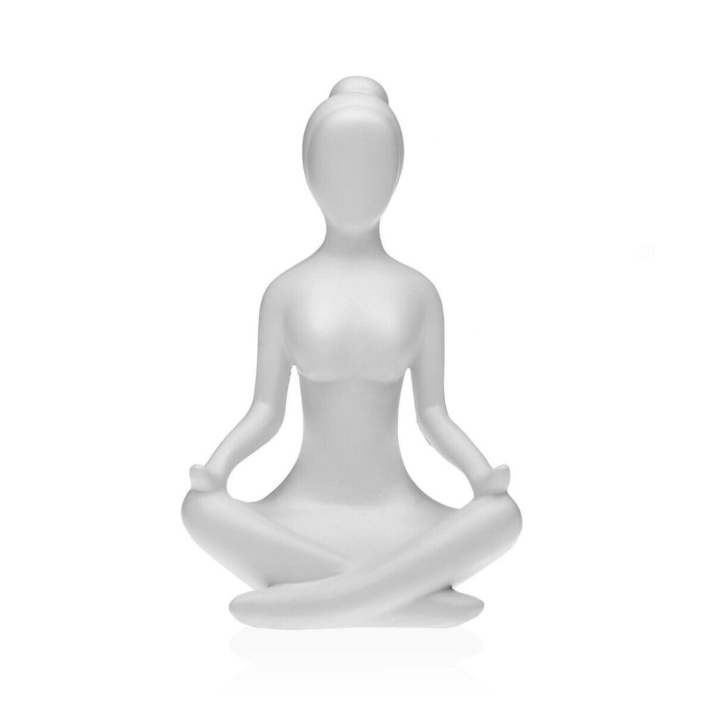 Dekoratiivne kujuke Versa Yoga, valge hind ja info | Dekoratsioonid | kaup24.ee