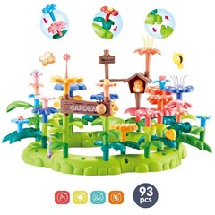 Disainer Woopie Montessori Magic Flower Garden XXL 93 tk цена и информация | Конструкторы и кубики | kaup24.ee