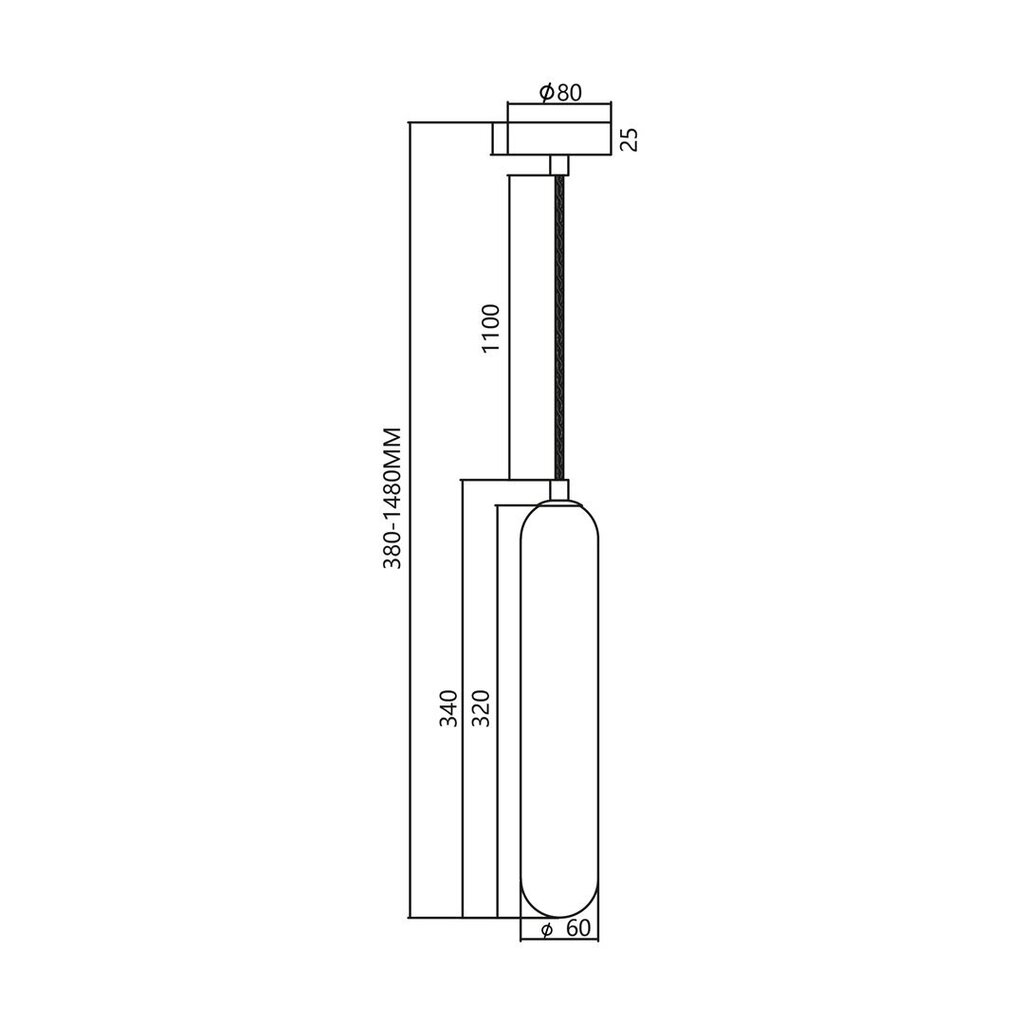 Milagro rippvalgusti Pax ML0337 hind ja info | Rippvalgustid | kaup24.ee