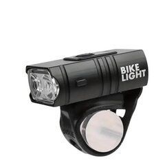 USB-заряжаемый фонарь для велосипеда Deal, черный. цена и информация | Велосипедные фонари, отражатели | kaup24.ee