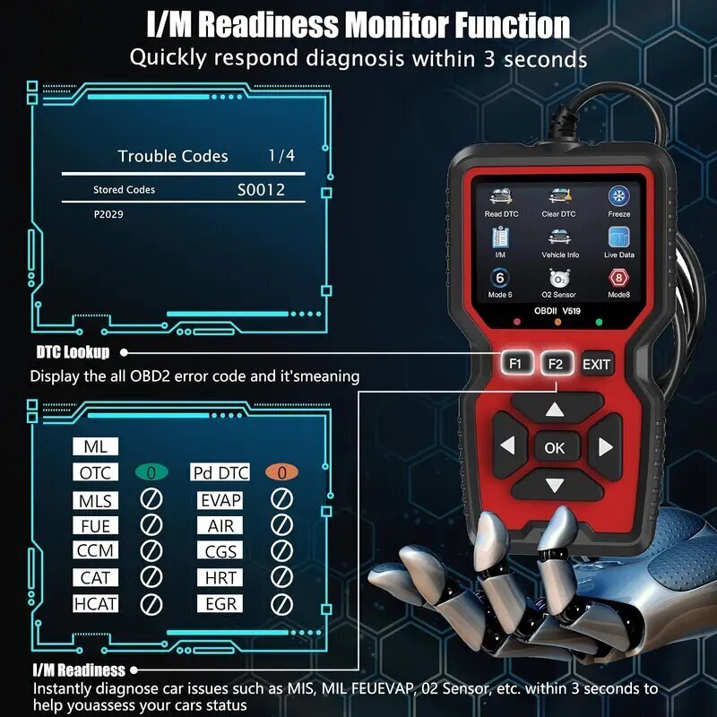 OBD diagnostiline skanner rikete avastamiseks hind ja info | Lisaseadmed | kaup24.ee