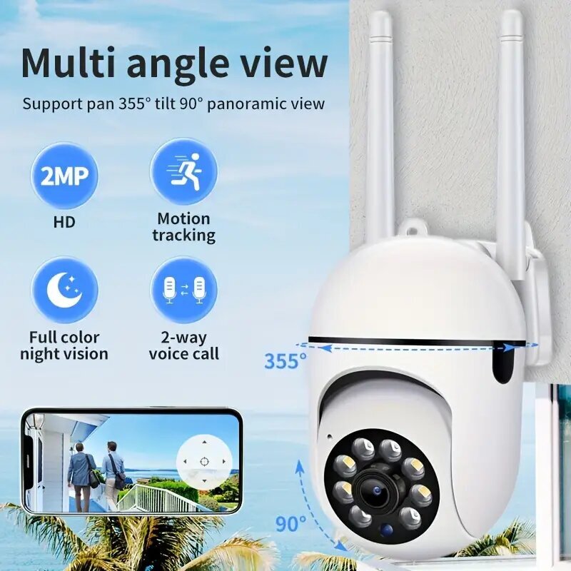 Deal HD 1080P traadita Wi-Fi turvakaamera hind ja info | Valvekaamerad | kaup24.ee