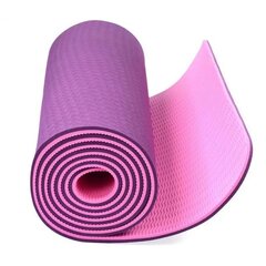 Коврик для йоги Sportera, фиолетовый, 6мм цена и информация | Коврики для йоги, фитнеса | kaup24.ee