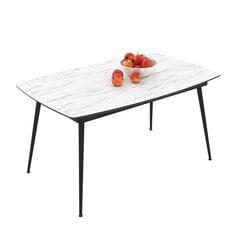 Раскладной обеденный стол Podrez YENSE 145, marmo mat цена и информация | Кухонные и обеденные столы | kaup24.ee