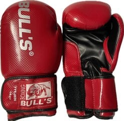 Боксерские перчатки Sportera Bulls красные цена и информация | Боевые искусства | kaup24.ee
