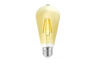 Лампа светодиодная ST64, FILAMENT VINTAGE, E27, 4 Вт, 400 Лм, 3000K, 220-240В, 360° цена и информация | Лампочки | kaup24.ee