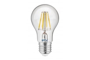 Лампа светодиодная A60, FILAMENT, E27, 8 Вт, 800 Лм, 4000K, 220-240В, 360° цена и информация | Лампочки | kaup24.ee