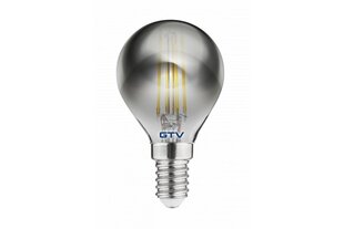 Лампа светодиодная, FILAMENT, A-G, G45, 2700K, E14, 4,0W, AC220-240V, 360°, 300lm, 44mA, серая цена и информация | Лампочки | kaup24.ee