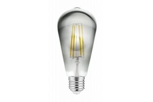 Лампа светодиодная FILAMENT ST64, 2700K, E27, 6,0W, AC220-240V, 360°, 500lm, 52mA, серая цена и информация | Лампочки | kaup24.ee