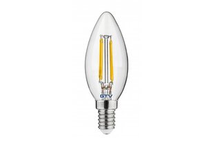 Лампа светодиодная C35, FILAMENT, 3000K, E14, 4,0W, AC220-240V, 360°, 420lm, 44mA цена и информация | Лампочки | kaup24.ee