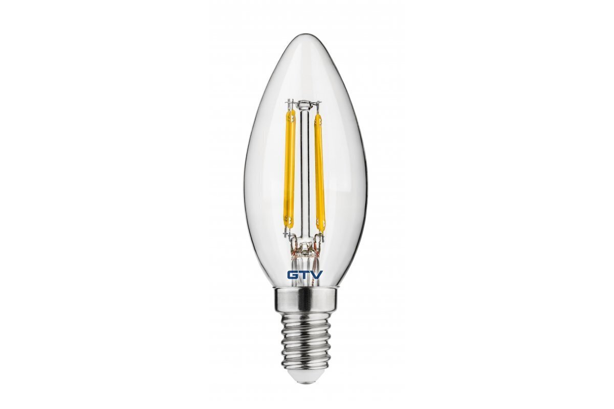 Pirn LED, C35, E14, 4W, 420Lm, 3000K, Filament, 220-240V, 360° hind ja info | Lambipirnid, lambid | kaup24.ee