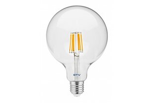 Лампа светодиодная G95, FILAMENT, 3000K, E27, 8,0W, AC220-240V, 360°, 880lm, 70mA цена и информация | Лампочки | kaup24.ee