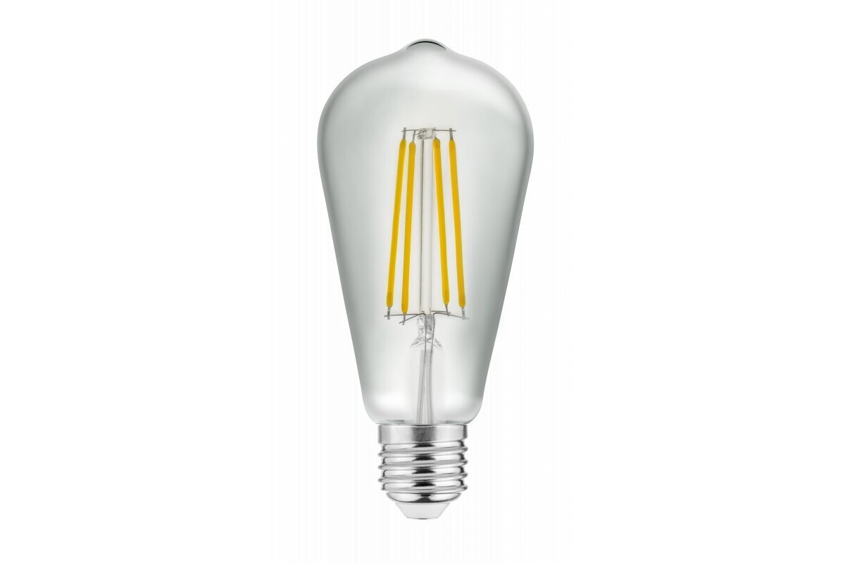 Pirn LED, ST64, E27, 6W, 600Lm, 4000K, Filament, 220-240V, 360° цена и информация | Lambipirnid, lambid | kaup24.ee