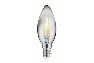 Pirn LED, C35, E14, 4W, 200Lm, 1800K, Filament hall, 220-240V, 360° hind ja info | Lambipirnid, lambid | kaup24.ee