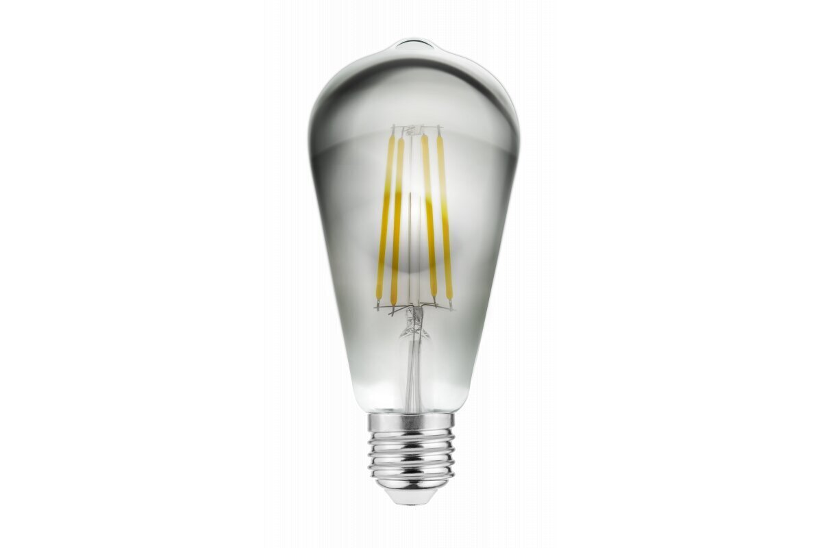 Pirn LED, ST64, E27, 6W, 300Lm, 1800K, Filament hall, 220-240V, 360° цена и информация | Lambipirnid, lambid | kaup24.ee