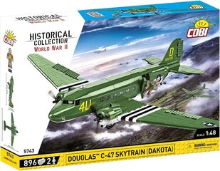 Konstruktor Cobi C-47 Skytrain Dakota 5743, 896 tk hind ja info | Klotsid ja konstruktorid | kaup24.ee