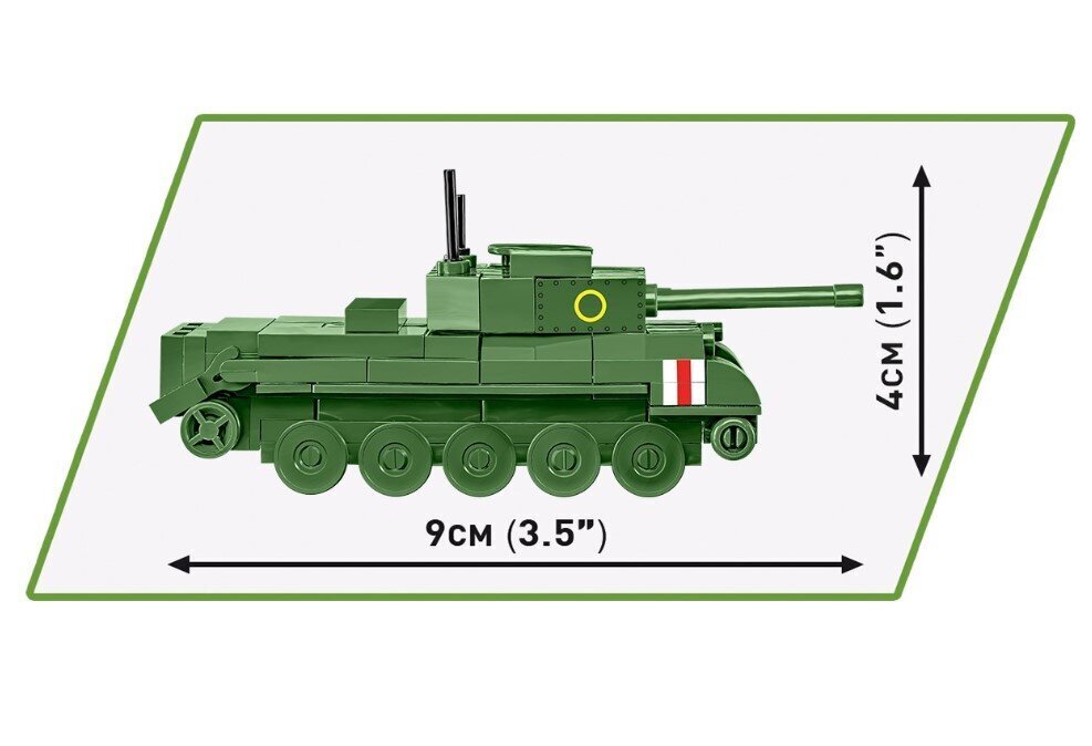 Konstruktor Cobi Cromwell Mk.IV, 110 tk цена и информация | Klotsid ja konstruktorid | kaup24.ee