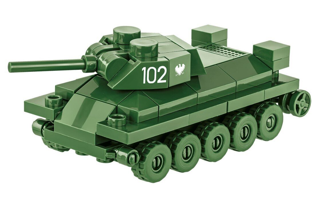 Konstruktor Cobi Tank T-34/76, 101 tk цена и информация | Klotsid ja konstruktorid | kaup24.ee