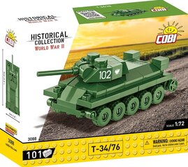 Konstruktor Cobi Tank T-34/76, 101 tk hind ja info | Klotsid ja konstruktorid | kaup24.ee