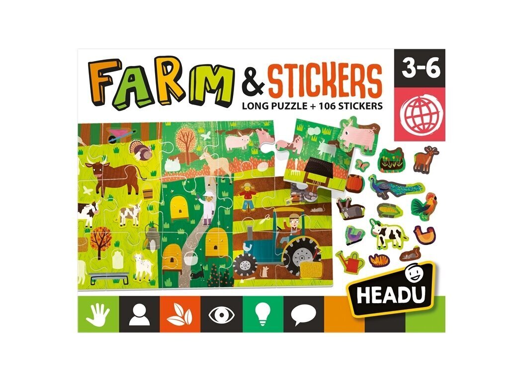 Pusle Farm&Stickers Headu, 45 tk цена и информация | Pusled | kaup24.ee