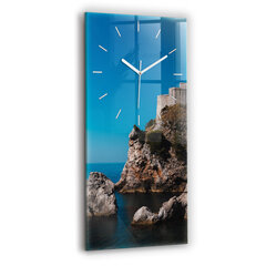 Seinakell Kaljud Dubrovnikul, 30x60 cm цена и информация | Часы | kaup24.ee