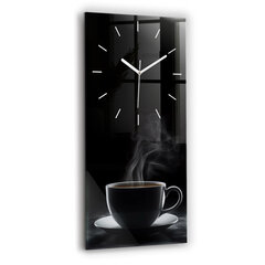 Seinakell Tass musta kohvi, 30x60 cm цена и информация | Часы | kaup24.ee
