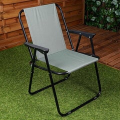 Складной стул для кемпинга, серый цена и информация | Туристическая мебель | kaup24.ee