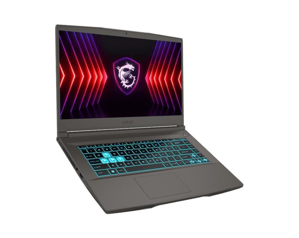 MSI Thin 15 B12UC-1253NL Intel Core i7 i7-12650H 16GB 512SSD NVIDIA GeForce RTX 3050 W11H Grey цена и информация | Sülearvutid | kaup24.ee