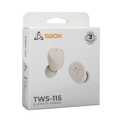 Sbox EB-TWS115 Beige hind ja info | Kõrvaklapid | kaup24.ee