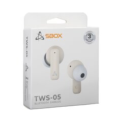 Sbox EB-TWS05 Beige hind ja info | Kõrvaklapid | kaup24.ee