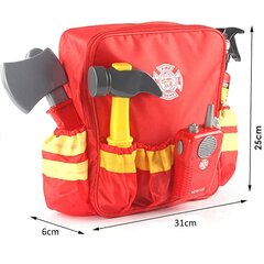 Tuletõrjuja seljakott koos tarvikutega hind ja info | Arendavad mänguasjad | kaup24.ee