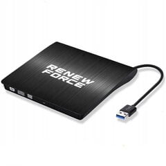 Väline CD-R DVD-RW kirjutaja USB 3.0 ühendusega hind ja info | Välised kõvakettad (SSD, HDD) | kaup24.ee
