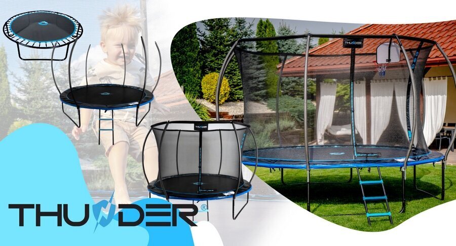 Batuut Thunder Inside Ultra 8FT, 255cm, sinine цена и информация | Batuudid ja batuudi varuosad | kaup24.ee