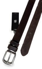 Кожаный ремень для мужчин BB1 Crane, коричневый цена и информация | Мужские ремни | kaup24.ee