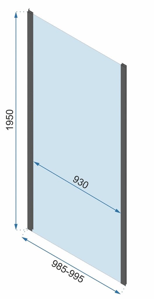 Nurga dušikabiin Rapid Slide hind ja info | Dušikabiinid | kaup24.ee