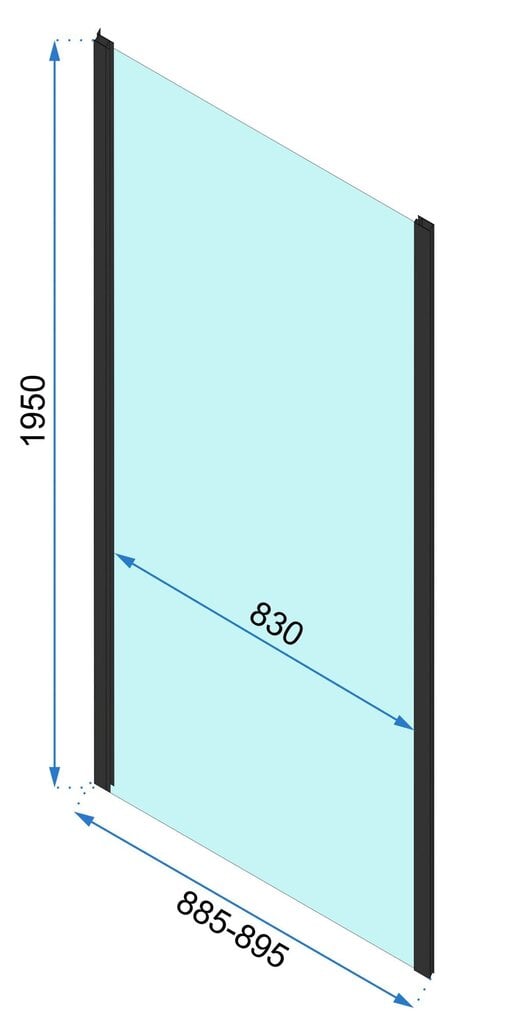 Nurga dušikabiin Rapid Slide hind ja info | Dušikabiinid | kaup24.ee