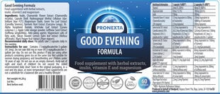 Pronexta Good Evening formula, 60 kapslit hind ja info | Vitamiinid | kaup24.ee