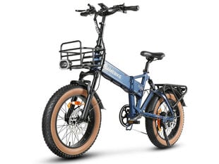 Maastikuratas Samebike XWLX09-II Fat Tire, sinine цена и информация | Электровелосипеды | kaup24.ee