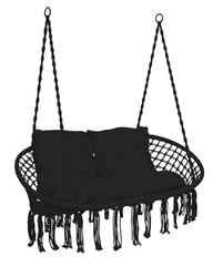 подвесное кресло, черное цена и информация | Гамаки | kaup24.ee
