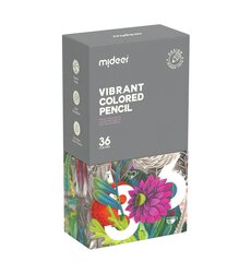 Õlipõhised värvipliiatsid MiDeer, 36 värvi hind ja info | Kunstitarbed, voolimise tarvikud | kaup24.ee