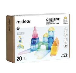 Магнитные блоки MiDeer, 20 деталей цена и информация | Конструкторы и кубики | kaup24.ee