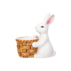 чашка для яиц заяц с корзинкой цена и информация | Посуда, тарелки, обеденные сервизы | kaup24.ee