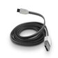 Forever Universal Flat Micro USB Data Flat Cable 1m Black hind ja info | Mobiiltelefonide kaablid | kaup24.ee